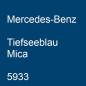 Preview: Mercedes-Benz, Tiefseeblau Mica, 5933.